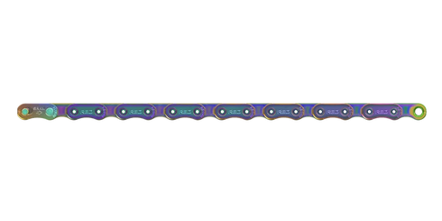 Sram red flattop chain - 12 speed,120links,powerlock,rainbow, D1