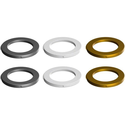 COVER KIT CALIPER 4 PISTON, WHITE, GOLD, SILVER