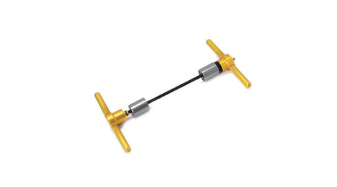 Front hub over axle and needle bearing press