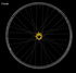 Hydra - EN305v3 - 29" - Wheelset - Gold Hub - Black Spokes - 15x110 - 12x148 - XD