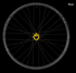 Hydra - EN305v3 - 29" - Wheelset - Gold Hub - Black Spokes - 15x110 - 12x148 - XD